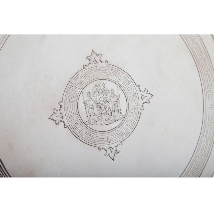 Silver Plate of the Westarp Family by Wilm Berlin, ca. 1870 - Ehrl Fine Art & Antiques