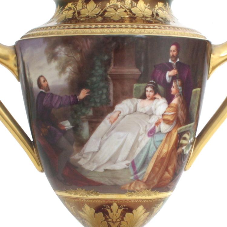 Porcelain Urn, Vienna 19th Century - Ehrl Fine Art & Antiques