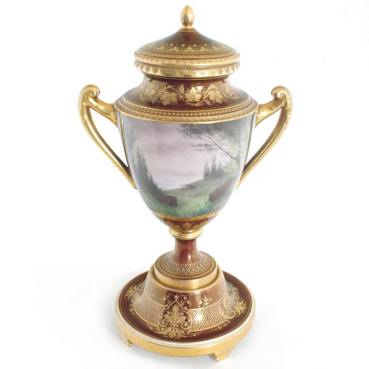 Porcelain Urn, Vienna 19th Century - Ehrl Fine Art & Antiques
