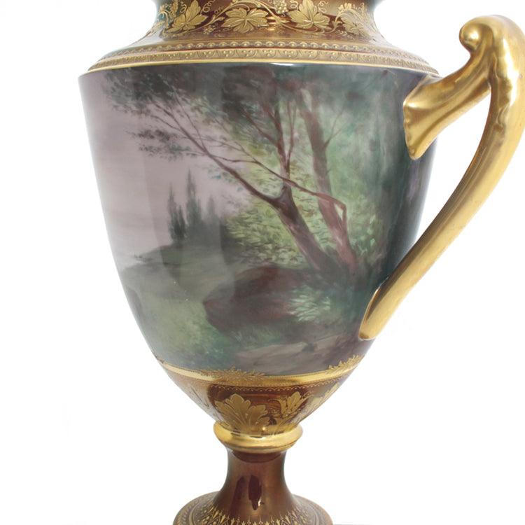 Porcelain Urn, Vienna 19th Century - Ehrl Fine Art & Antiques