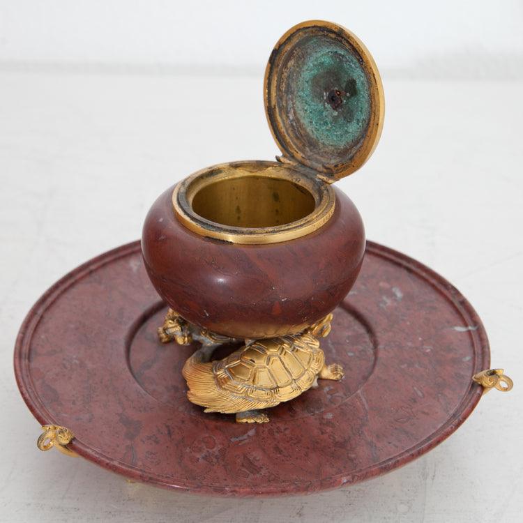 Inkwell by F. Barbedienne, France c. 1900 - Ehrl Fine Art & Antiques