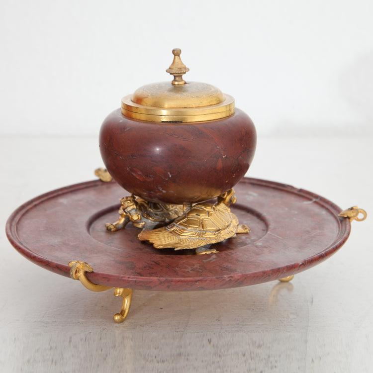 Inkwell by F. Barbedienne, France c. 1900 - Ehrl Fine Art & Antiques
