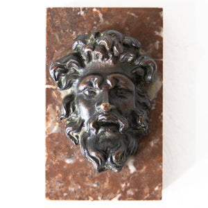 Bronze mascaron as paperweight - Ehrl Fine Art & Antiques