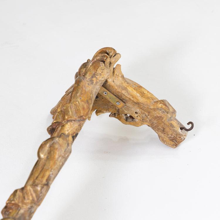 Giltwood Curtain Rods, Italy 19th Century - Ehrl Fine Art & Antiques