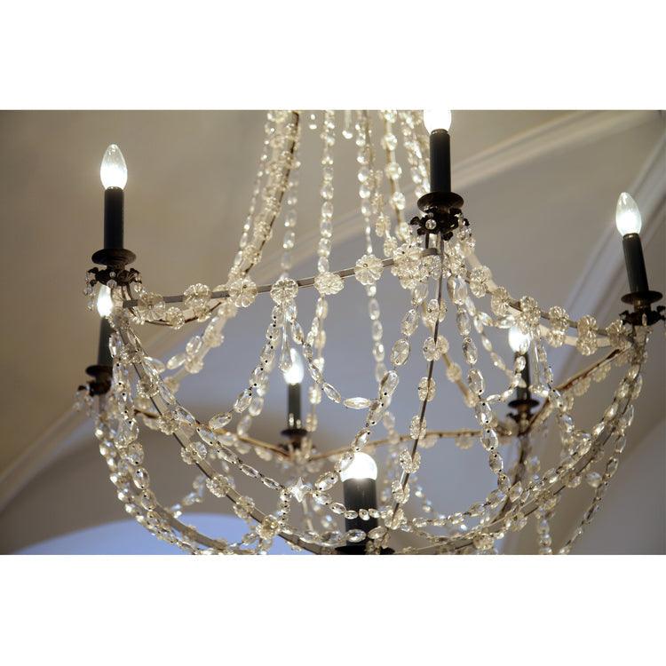 Seven-light Chandelier, 1st Half 19th Century - Ehrl Fine Art & Antiques