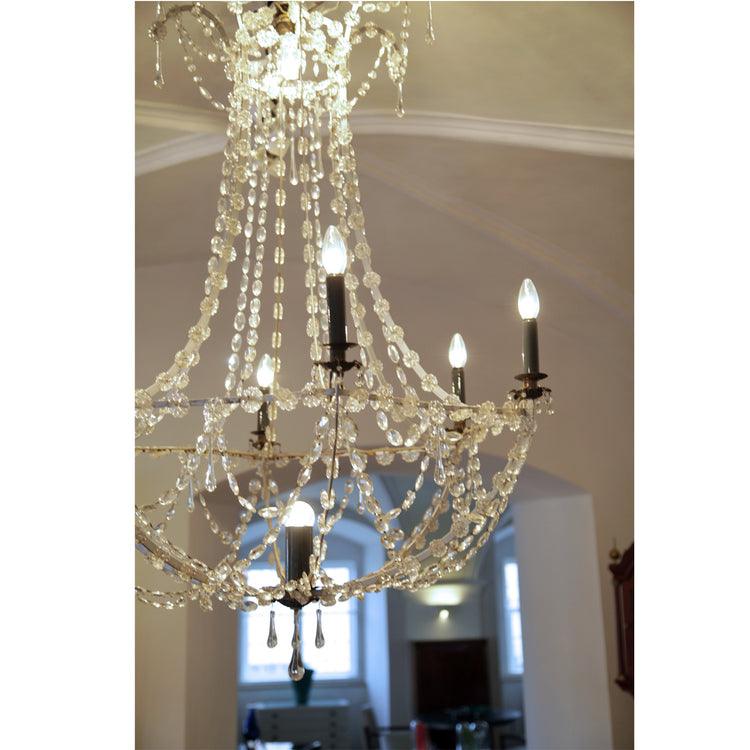 Seven-light Chandelier, 1st Half 19th Century - Ehrl Fine Art & Antiques