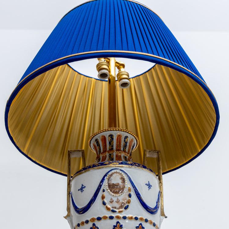 Table lamps with porcelain bases, Chinese Export, 1st Half 19th Century - Ehrl Fine Art & Antiques