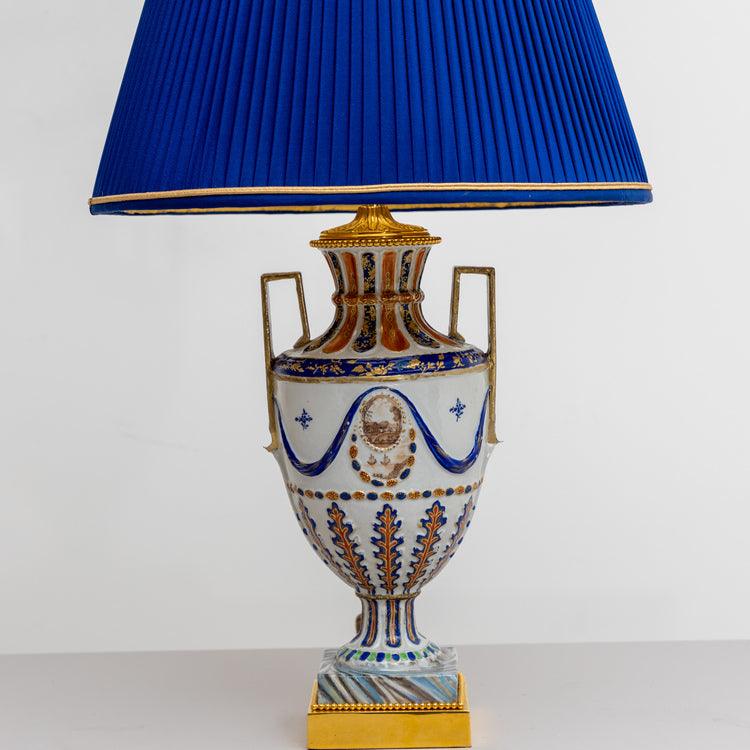 Table lamps with porcelain bases, Chinese Export, 1st Half 19th Century - Ehrl Fine Art & Antiques