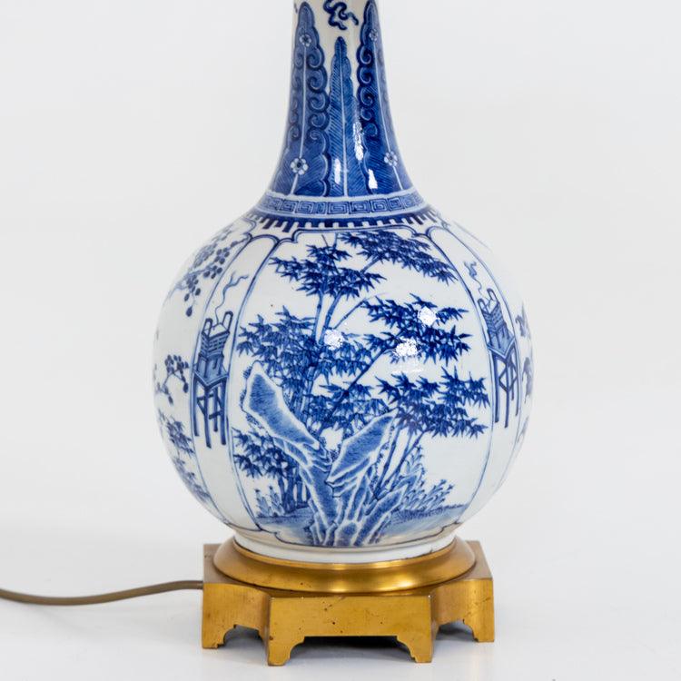 Table Lamp, Chinese Porcelain, 19th Century - Ehrl Fine Art & Antiques