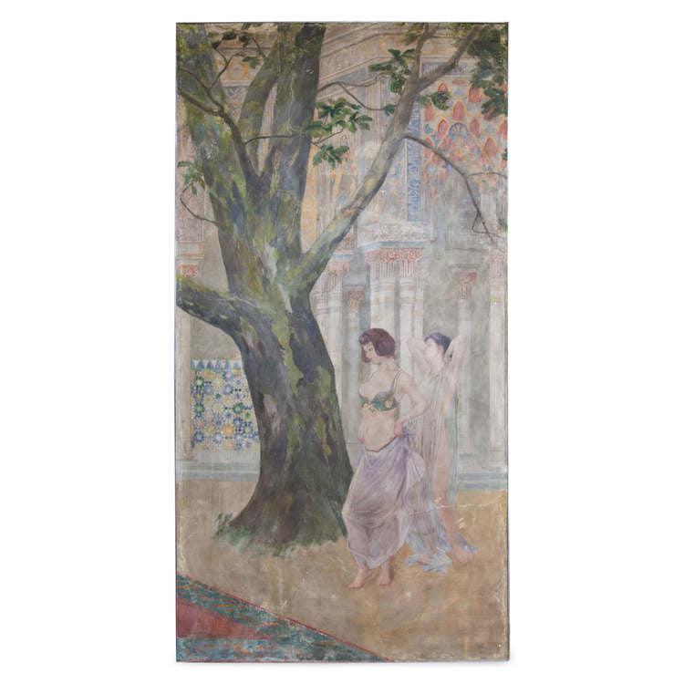 Cycle of paintings after Wieland's Oberon by Josef Engelhart, Vienna 1900 - Ehrl Fine Art & Antiques
