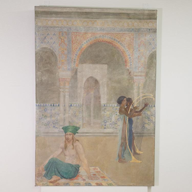Cycle of paintings after Wieland's Oberon by Josef Engelhart, Vienna 1900 - Ehrl Fine Art & Antiques