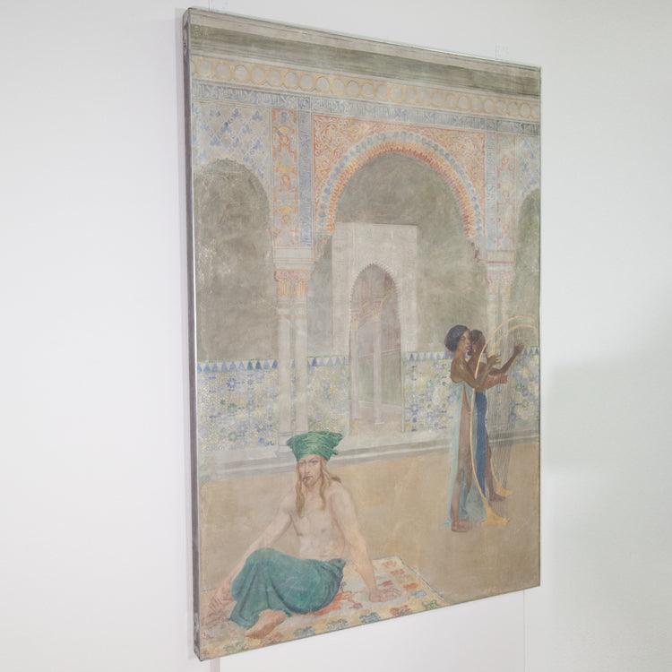 Cycle of paintings after Wieland's Oberon by Josef Engelhart, Vienna 1900 - Ehrl Fine Art & Antiques