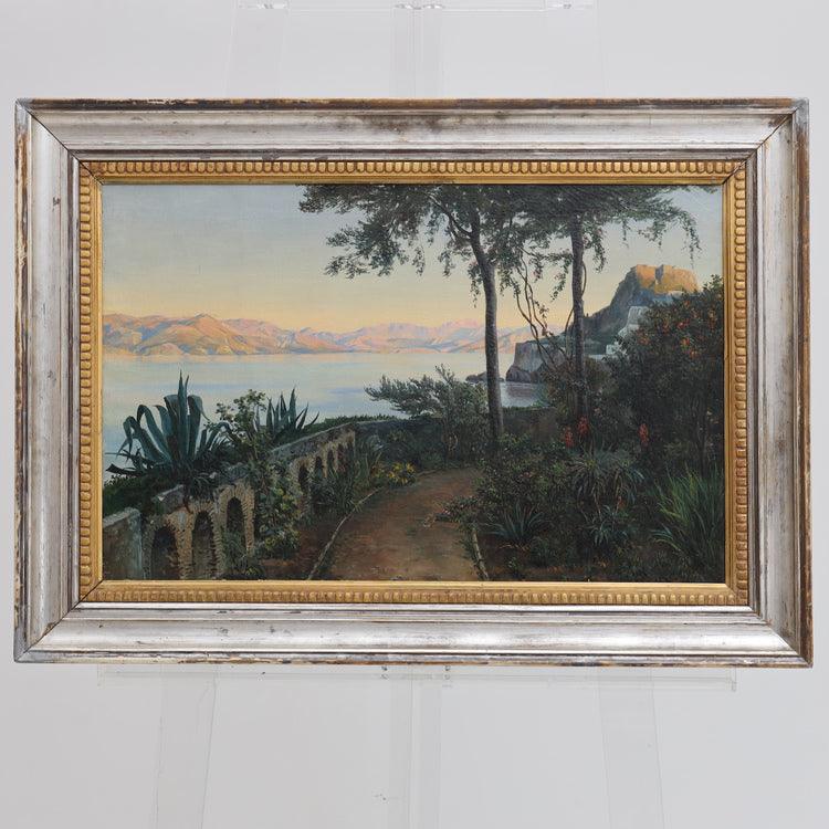Thorald Laessöe (1816-1876), The bay of Naples. - Ehrl Fine Art & Antiques