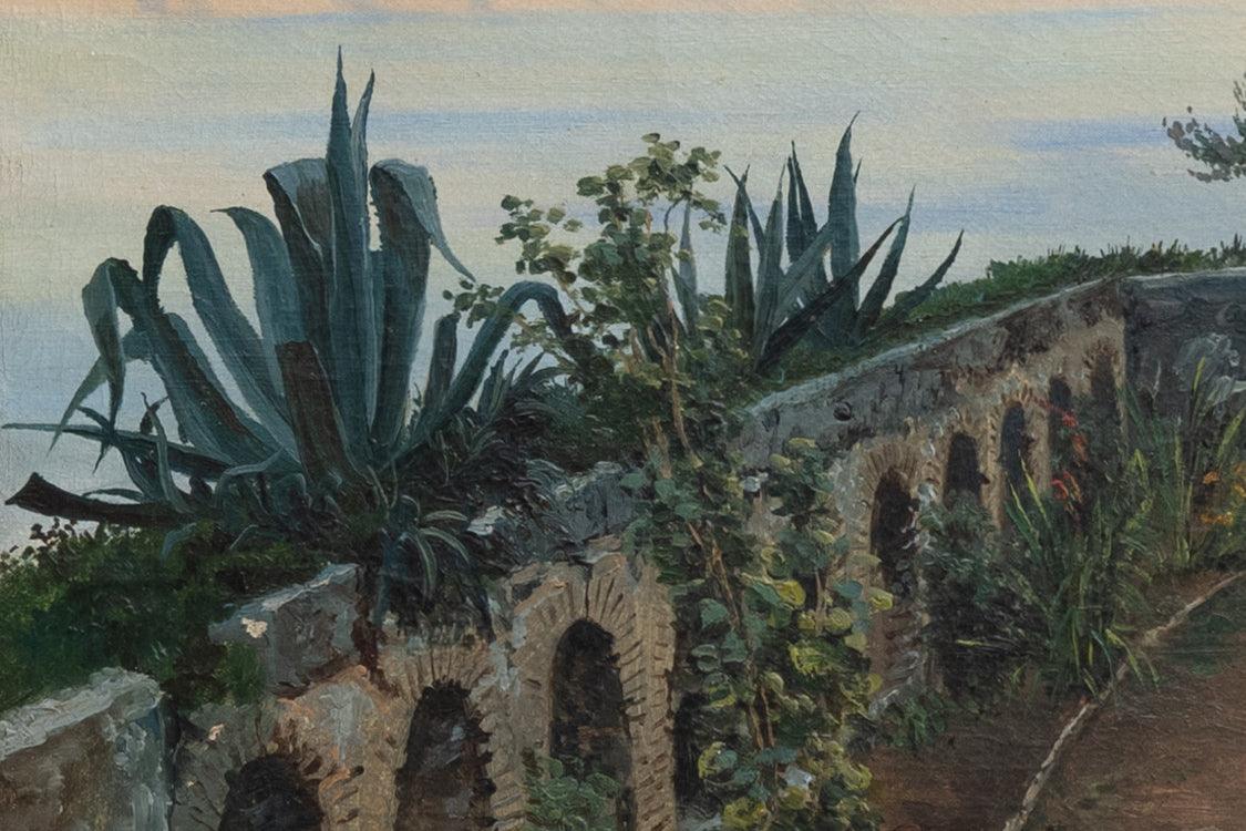 Thorald Laessöe (1816-1876), The bay of Naples. - Ehrl Fine Art & Antiques