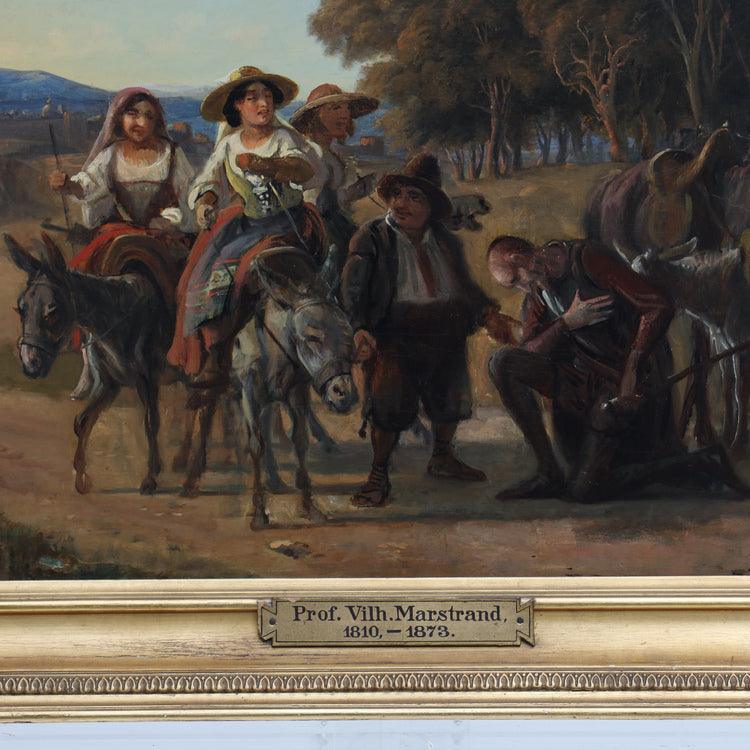 Wilhelm Marstrand (1810-1873), Don Quichote und Sancho Pansa. - Ehrl Fine Art & Antiques