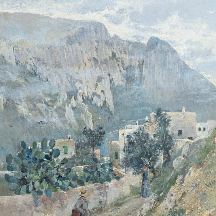 Holger Hvitfeldt Jerichau (1861-1900), Italian landscape. - Ehrl Fine Art & Antiques