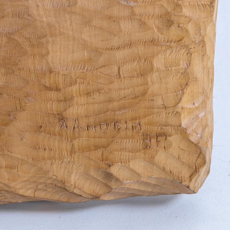 Antonio Amodio Wooden relief, dat. 1990 - Ehrl Fine Art & Antiques