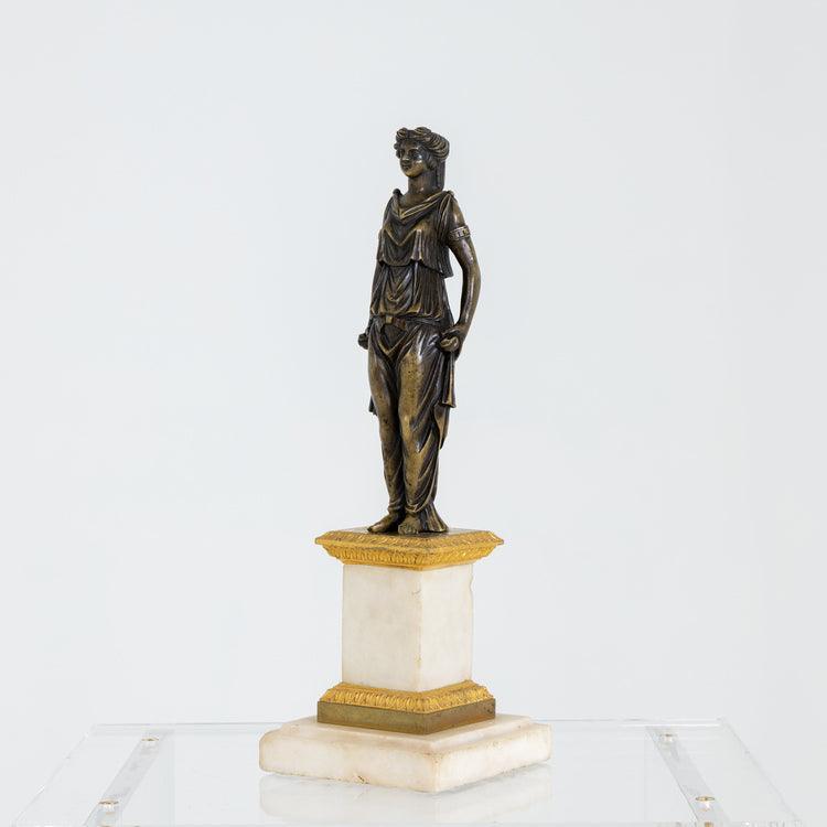 Bronze Candlestick, 19th Century - Ehrl Fine Art & Antiques
