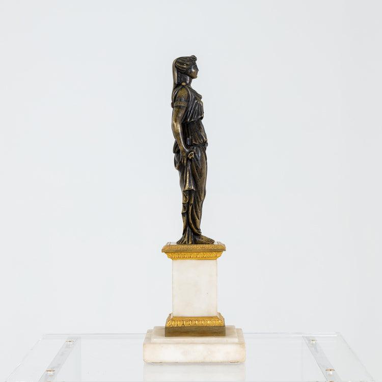 Bronze Candlestick, 19th Century - Ehrl Fine Art & Antiques