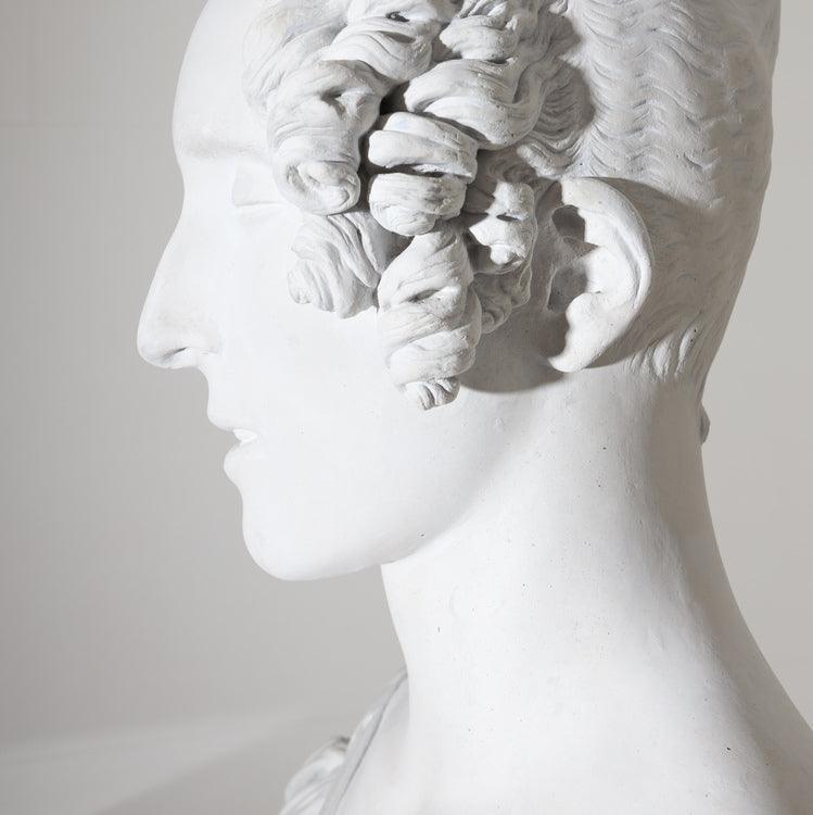 Portrait Bust of a Lady, dated 1837 - Ehrl Fine Art & Antiques