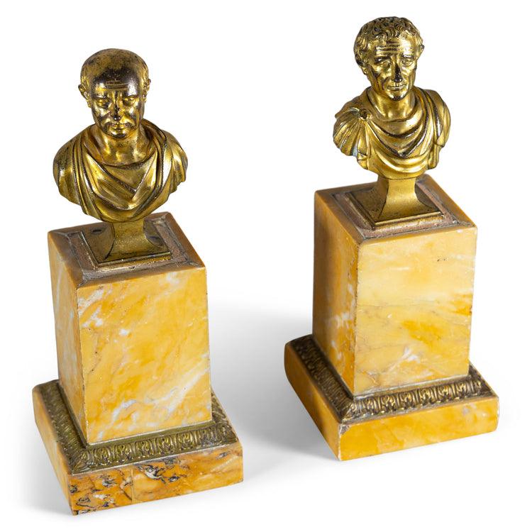 Bronze Busts, Italy 18th Century - Ehrl Fine Art & Antiques