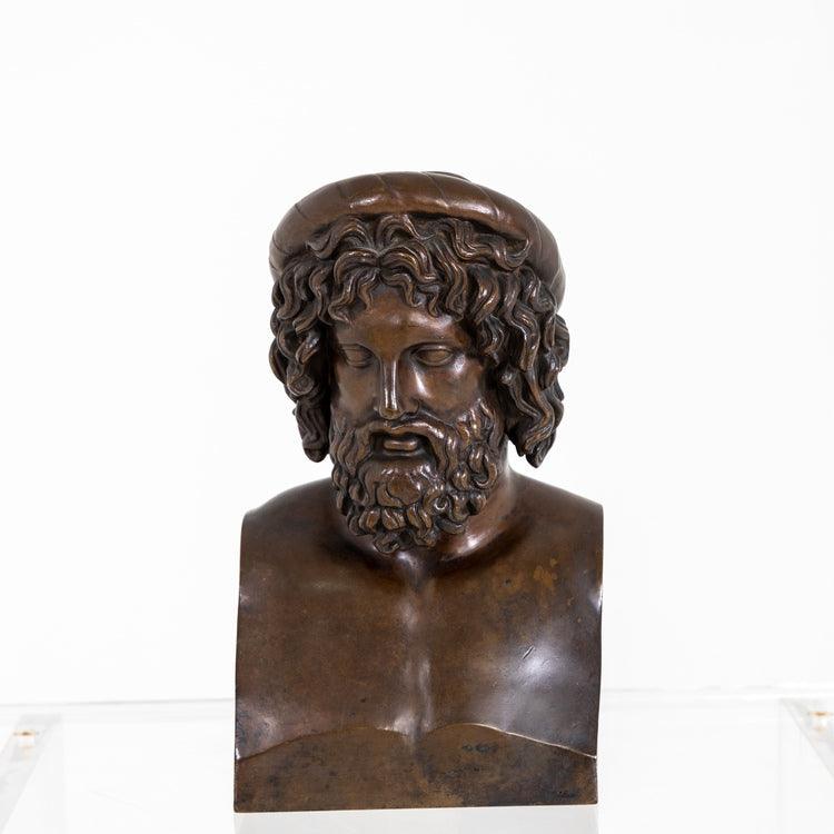 Bronze Bust of Aesculapius - Ehrl Fine Art & Antiques