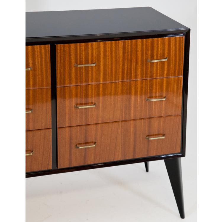 Commode and Bedside Table Ensemble, Italy Mid-20th Century - Ehrl Fine Art & Antiques