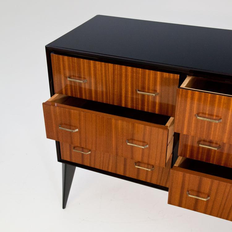 Commode and Bedside Table Ensemble, Italy Mid-20th Century - Ehrl Fine Art & Antiques