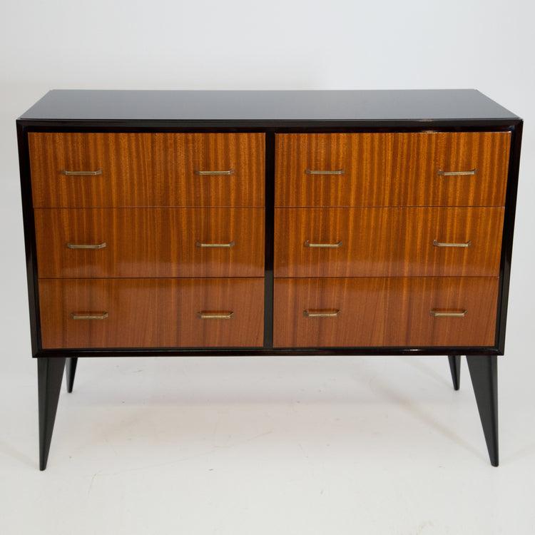 Commode and Bedside Table Ensemble, Italy Mid-20th Century - Ehrl Fine Art & Antiques