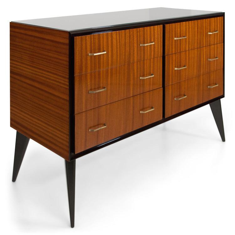 Commode and Bedside Table Ensemble, Italy Mid-20th Century - Ehrl Fine Art & Antiques