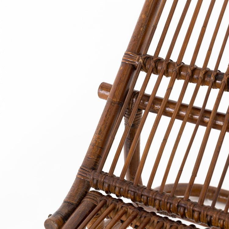 Rattan Chaise Longue, Italy mid 20th century - Ehrl Fine Art & Antiques