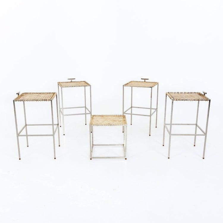Stools with Side Table, 20th Century - Ehrl Fine Art & Antiques