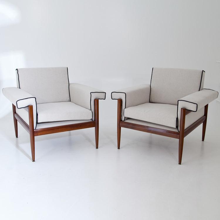 Lounge Chairs, Trafilisa Isa Bergamo, Italy 1950s - Ehrl Fine Art & Antiques