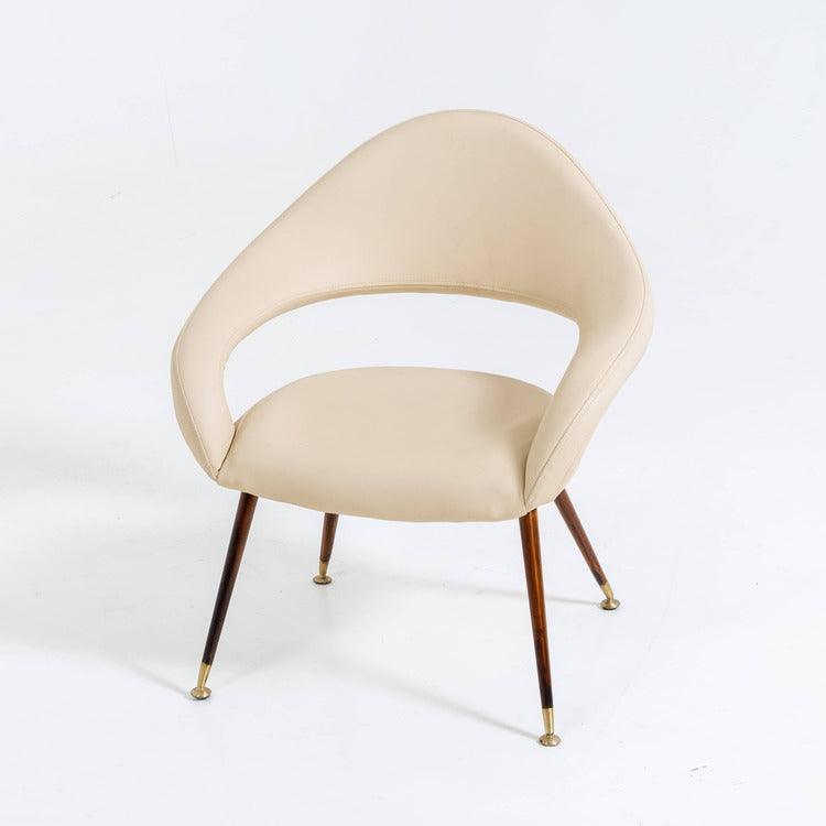 Armchair DU55 P by Gastone Rinaldi for Rima, Italy 1954 - Ehrl Fine Art & Antiques