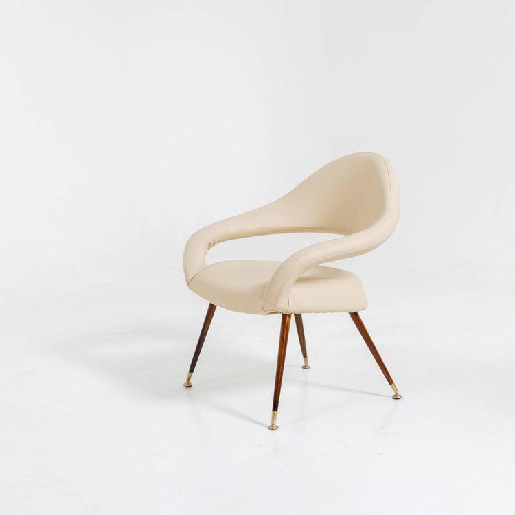 Armchair DU55 P by Gastone Rinaldi for Rima, Italy 1954 - Ehrl Fine Art & Antiques