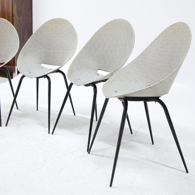 Four Chairs, Italy Mid-20th Century - Ehrl Fine Art & Antiques