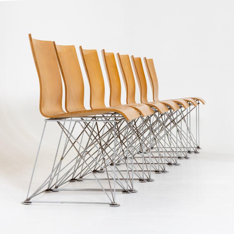 Set of Jean Louis Berthet chairs - Ehrl Fine Art & Antiques