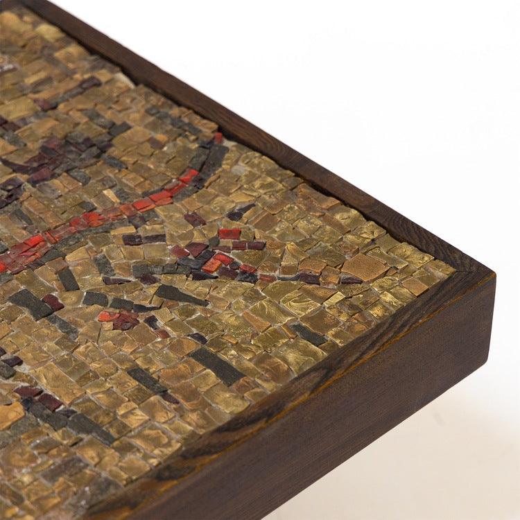 Coffee table with stone mosaic, probably Italy, mid-20th century - Ehrl Fine Art & Antiques