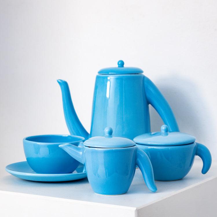 Coffee Set by Andrea Branzi for Giotto Ceramic, Italy 1991 - Ehrl Fine Art & Antiques