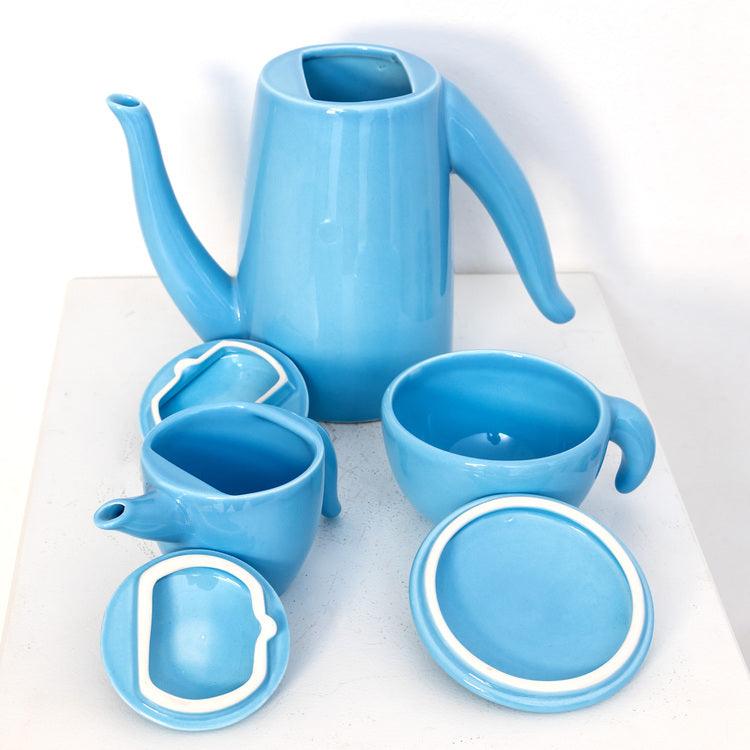 Coffee Set by Andrea Branzi for Giotto Ceramic, Italy 1991 - Ehrl Fine Art & Antiques