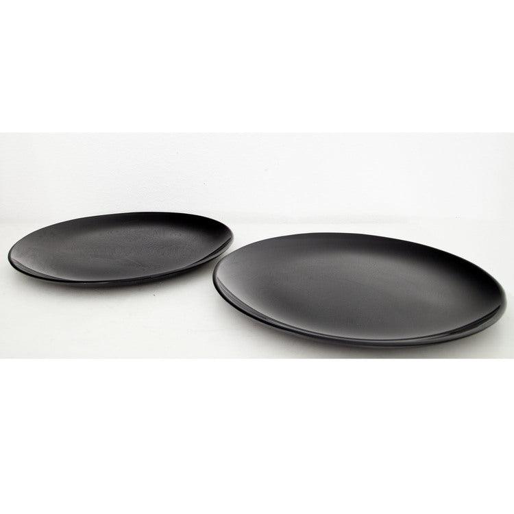 Black Porcelain Plates - Ehrl Fine Art & Antiques