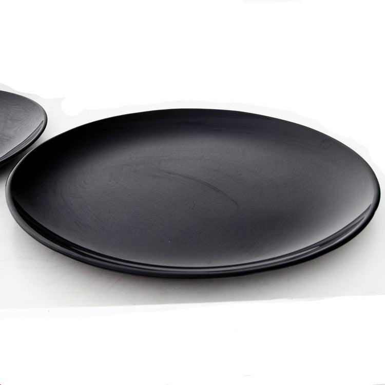 Black Porcelain Plates - Ehrl Fine Art & Antiques