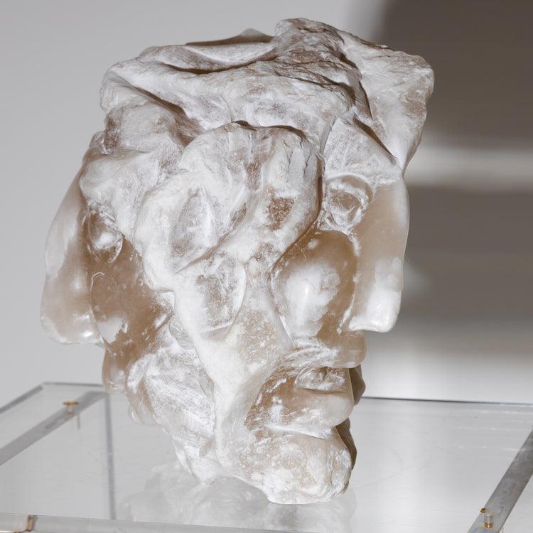 Alabaster Head, 20th Century - Ehrl Fine Art & Antiques
