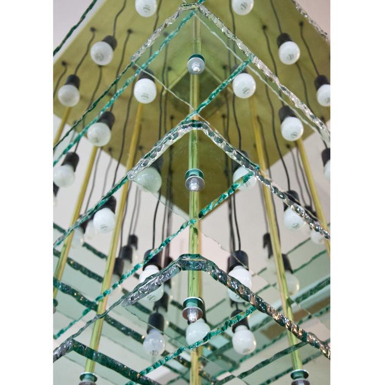 Large Chandelier, attr. to Acerbis 1970s/80s - Ehrl Fine Art & Antiques