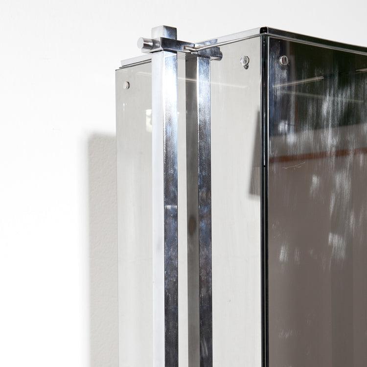 Mirrored Floor Lamp attr. to Ignazio Gardella for Azucena, 1960s - Ehrl Fine Art & Antiques