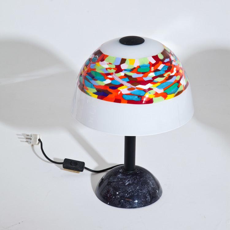 Table Lamps with Murrine Glass Shades, Italy 20th Century - Ehrl Fine Art & Antiques