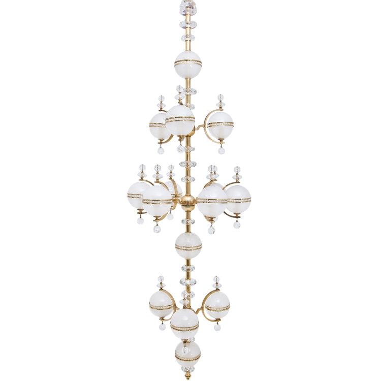 Large Lobmeyr Chandelier, Vienna Mid-20th Century - Ehrl Fine Art & Antiques