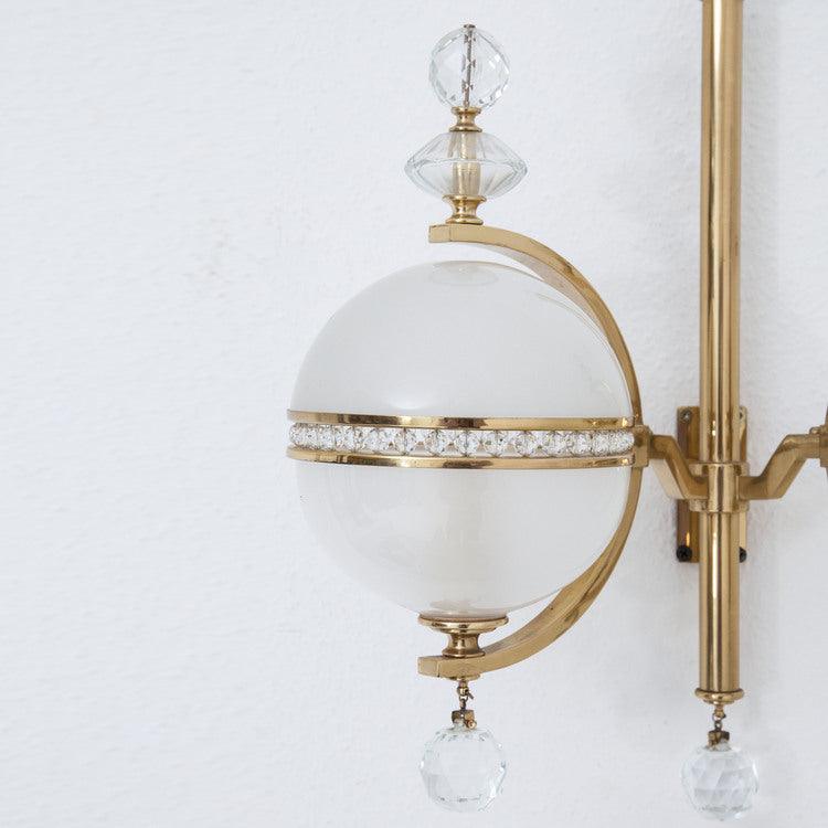 Lobmeyr Wall Sconces, Vienna Mid-20th Century - Ehrl Fine Art & Antiques
