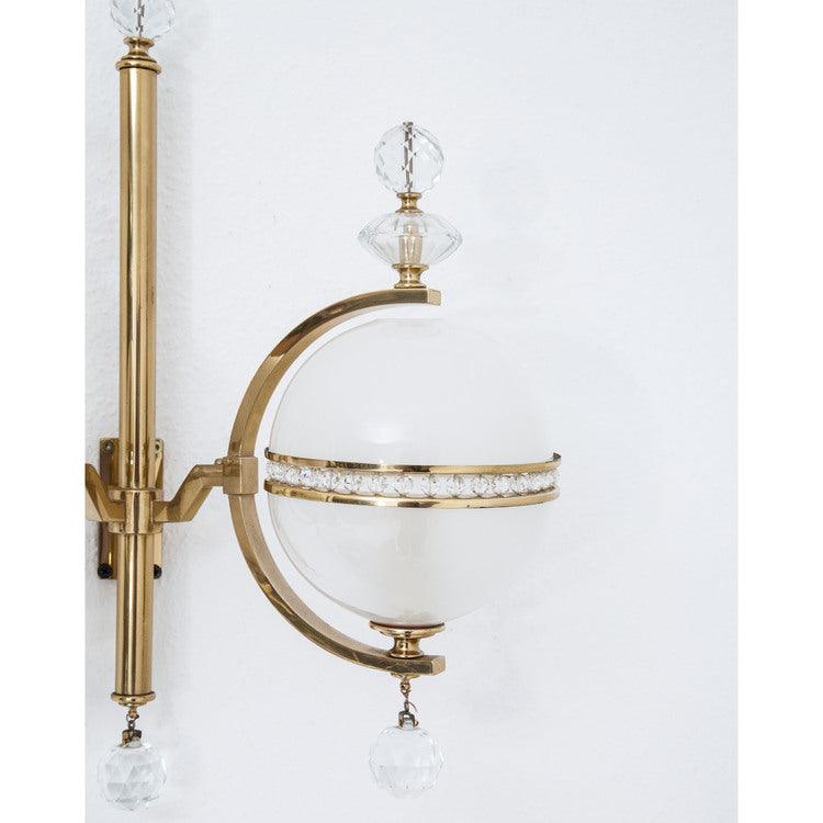 Lobmeyr Wall Sconces, Vienna Mid-20th Century - Ehrl Fine Art & Antiques