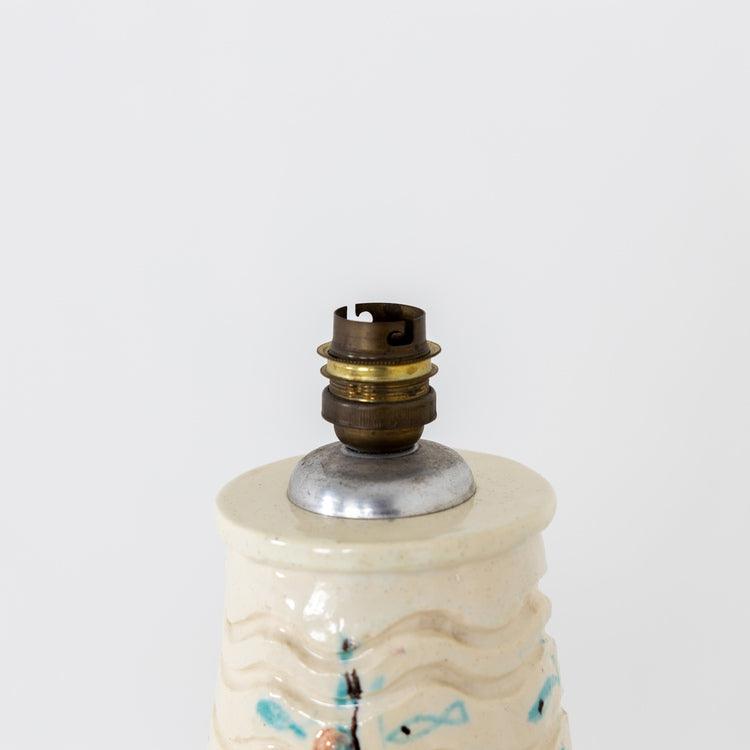 Ceramic Lamp Base, probably Italy Mid-20th Century - Ehrl Fine Art & Antiques